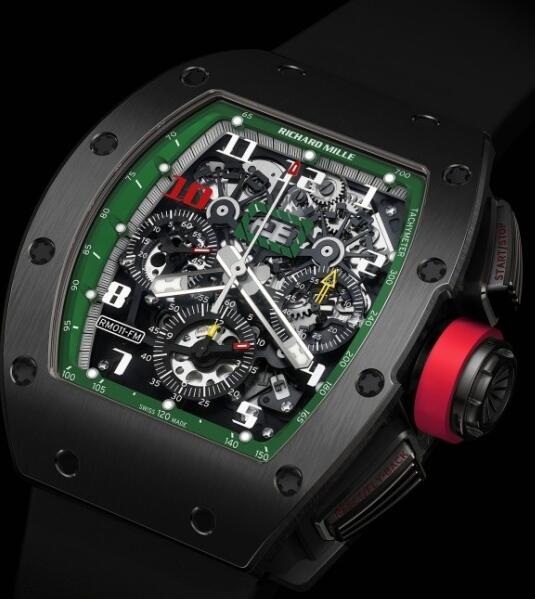 Richard Mille Replica Watch RM011 Mexico Green